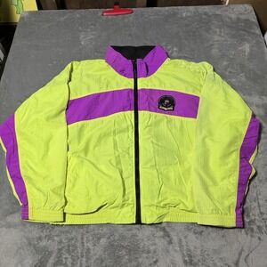 Vintage 90's Mens FILA PRO Beach Volleyball‎ Purple Windbreaker Jacket Sz M